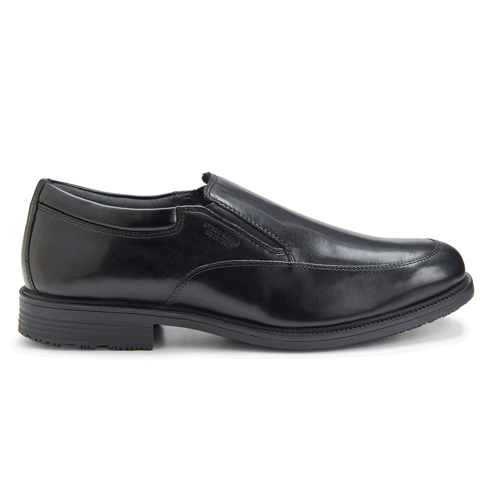 Slip-Ons Rockport Hombre Mexico - Lead The Pack Waterproof Negros - QMZAI0765